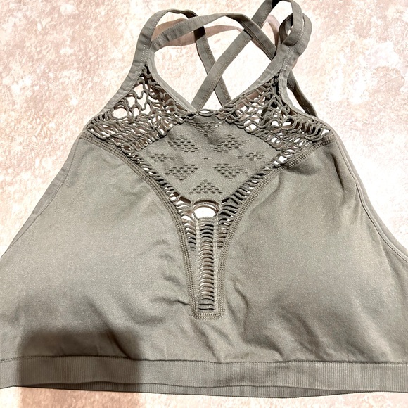 Madden NYC Large Green Bralette - Picture 3 of 4